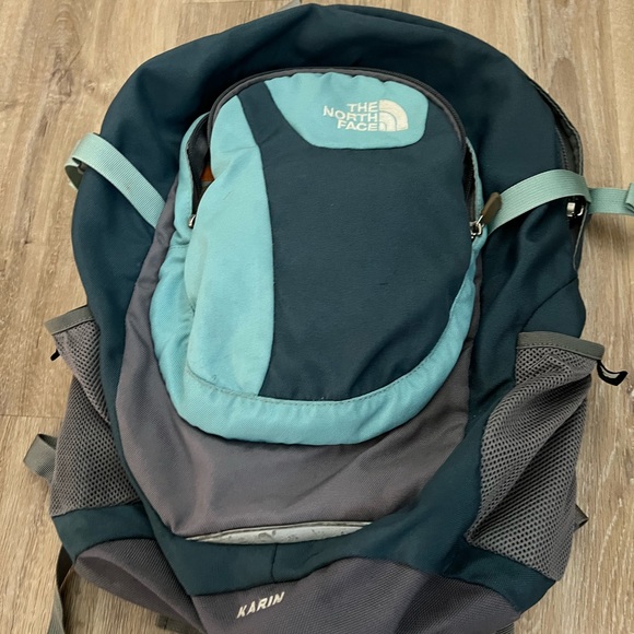 Northface backpack Light Blue multi-colors - Picture 1 of 10